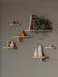 etagere en bois décorer mur