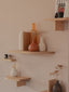 etagere en bois décorer mur
