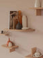 etagere en bois décorer mur