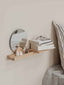 etagere en bois décorer mur
