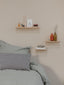 etagere en bois décorer mur