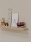 etagere en bois décorer mur