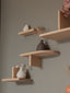 etagere en bois décorer mur