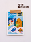 Grape Gift Box 14 cm + 1 A4 poster "Truffle Burger"