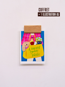 Coffret Raisin 10 cm + 1 illustration A5