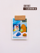 Coffret Raisin 10 cm + 1 illustration A5