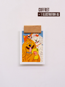 Coffret Raisin 10 cm + 1 illustration A5