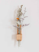 Soliflore mural avec fleurs séchées