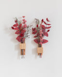 Soliflore pour fleurs séchées accroché au mur