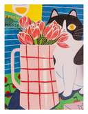 Illustration "Cat Flowers" – Mary Gribouille