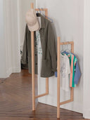 tringle vêtements bois portant français gllu