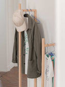 tringle vêtements bois portant français gllu