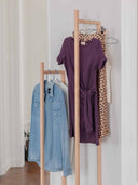 tringle vêtements bois portant français gllu