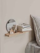 etagere en bois décorer mur