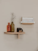 etagere en bois décorer mur