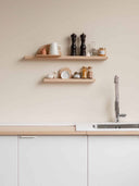 etagere en bois décorer mur mega-poses cuisinie