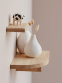 etagere en bois décorer mur