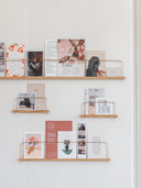 etagere en bois décorer mur