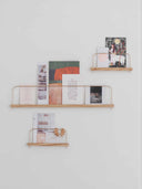etagere en bois décorer mur