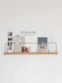 etagere en bois décorer mur