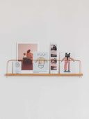 etagere en bois décorer mur